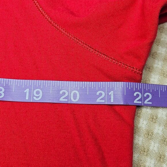 Vintage The Girls Christmas Red Embrodiered At Home Girl Long Sleeve Nightgown - Picture 6 of 9